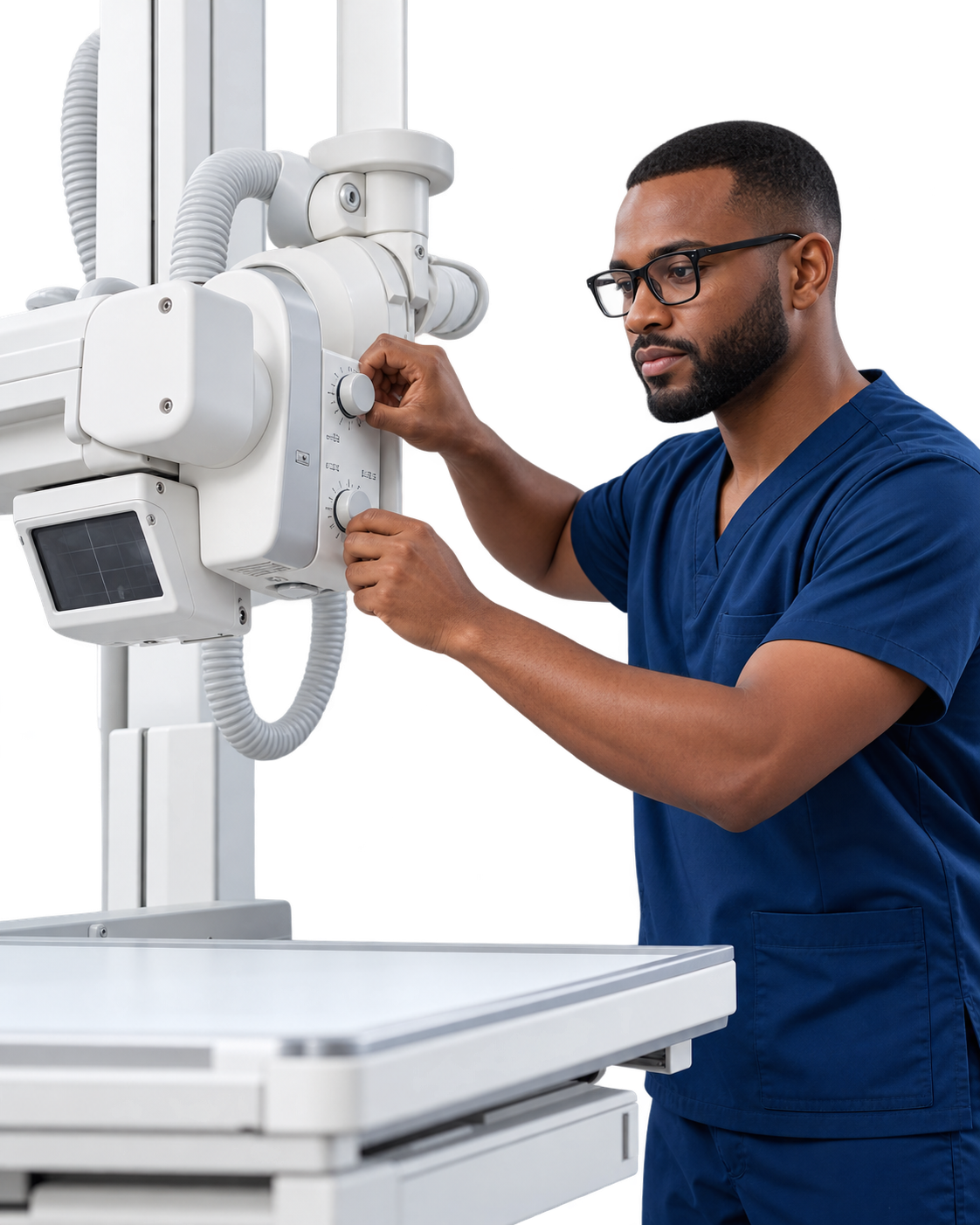 Profissional de radiologia da INTEC